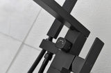 Floor Mounted Tub Faucet High Flow Freestanding Tub Filler Faucet with Handheld Shower Head and W2287P264493