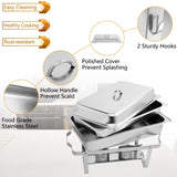 9L-1*2 Single Basin Two Set Stainless Steel Rectangular Buffet Stove 49867937