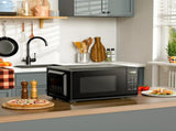 0.7 Cu ft Countertop Microwave Oven, 700 Watts, Black, New 02298895