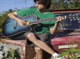 KMA101 41-inch basswood top matte binding folk guitar, equipped with 10W 42371041