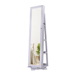 ZUN 360 Degree Rotation Full-Body Mirror Cabinet PVC Film Moisture-Proof Dressing Mirror Cabinet Super 12120367