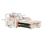 Three-in-one sofa bed chair folding sofa bed adjustable back into a sofa recliner single bed adult W1359137405