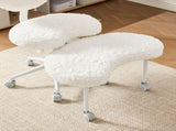 Artificial rabbit hair Meditation Chair Plus, Legged Chair with Wheels, ADHD Chair, Criss 05191660