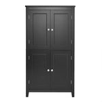 ZUN Elegant Bathroom Floor Storage Cabinet, Bathroom Storage Unit, Freestanding Cabinet with 4 Doors, 96700316