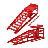 ZUN 2 Pack Hydraulic Car Ramps 5T 11000lbs Low Profile Car Lift Service Ramps Truck Trailer Garage, 26009820