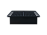 Modern Style Heavy Duty Full Size Platform Bed Frame made with Metal and 16 Inch height in Black B009P207836