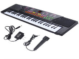 54-Key Electronic Keyboard for Kids - 10 Timbres/10 Tempos, Record/Playback Microphone/Headphone 13816737