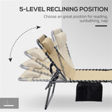 ZUN Folding Lounge Chairs / beach chair （Prohibited by WalMart） 73560778