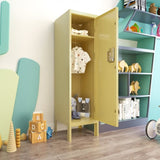 1 Door Tall Single Metal Locker-Retro Style Storage Cabinet--Industrial Furniture--For Living 02821972