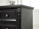 Farmhouse Style 3 Drawer Sofa Side Table Charging Pedestal, Tall Rustic Wood Square Nightstand W2393P324459