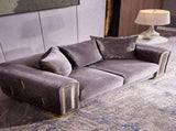 Impreza Modern Style Loveseat in Silver B009141291