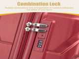 28 Inch ABS Hard Shell Large Travel Checked Luggage - Scratch Resistant Surface Four W2787P437259