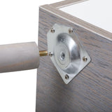 Set of 2 Bedside Table with Two Drawer Storage Design for Living Room Sofa - Gray W2181P147515