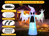 7.7 FT Halloween Inflatable Ghost Decoration, RGB LED Lighted Blow Up Ghost for Yard Lawn Porch 85173603