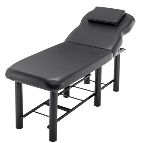 ZUN Professioanl Massage Table , Backrest Adjustable, Removable Headrest, Bottom Shelf Storage , Memory 48705704