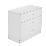 ZUN [FCH] Modern Simple 3-Drawer Dresser White 80193999