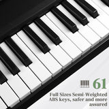 GEP-204 61Key Folding Piano Semi-Weighted Standard Keyboards Digital Piano 68889643