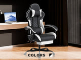 Ergonomic Video Gamer Chairs,Computer Gaming Chairs with Massage Lumbar Support and footrest,Racing W2367P551870