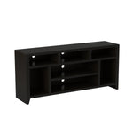 ZUN 66 inch TV Stand Console for TVs up to 80 inches, No Assembly Required, Mocha Finish B108P160209