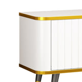 Luxury Minimalism TV Stand with Open Storage Shelf for TVs Up to 85", Entertainment Center with 46649276