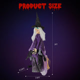 3ft Witch Halloween Hanging Decoration 74702256