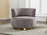 COOLMORE 360 Degree Swivel Cuddle Barrel Accent Sofa Chairs, Round Armchairs with Wide Upholstered, W395102772