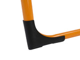 3-Step Steel Step Stool with Low Handrail - Ginger Yellow, Non-Slip & Foldable, Safe for Home 02539083