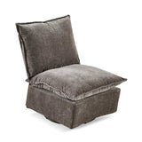Detachable Dark Grey Chenille Single 360 Swivel Rocking Rocker,360 Swivel Sofa Chair & Single Sofa W1164P190848