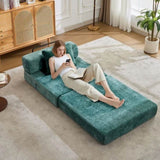Compression Sofa,Convertible Floor Sofa Bed with Fixed-Shape Frame,Single Seater Boneless Modular 80305755