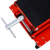 1100lb Motorcycle lift with dolly Jack,Scissor Lift Jack Wide Deck,Front Rear Center Tire Wheel W46540328