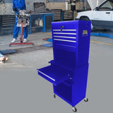 Tool Cabinet on Wheels, 6-Drawer Lockable Rolling Tool Chest w/ 4 Universal Wheels, 2 in 1 W110282273