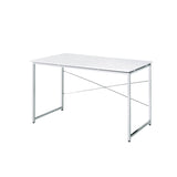 Tennos White & Chrome Finish Writing Desk B2726P287549