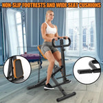 ZUN Squat Machine for Home, Assist Trainer for Workout Foldable with Resistance Bands, for Botty 68966373