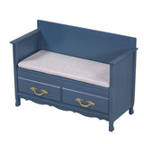 TREXM Shoe Bench with Removable Cushion, Entryway Bench with Hidden Storage for Entrance and Living N715P198567M