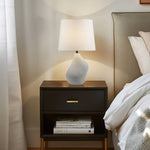 ZUN Asymmetrical Ceramic Table Lamp Grey See below B035P264543