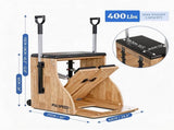 Pilates Chair Wunda Chair Pilates Combo Chair with Handles Split Pedals Reformer Machine for Yoga 00315186