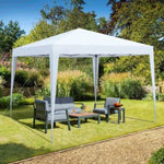 ZUN Outdoor 10 x 10 Ft Pop Up Gazebo Canopy with 4 pcs Sand Bag and Carry Bag,White [Sale to Temu is 99367867