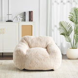 Auch Indoor Armchair Style Bean Bag, Beige N775P265515B