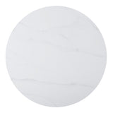 Modern Style Nesting Cocktail Tables and Side Table 3-Piece Occasional Table Set Black Metal Legs B011P232143