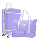 Hardshell Luggage Sets with Bags Lightweight Suitcase Double Spinner Wheels with TSA Lock ,Single N732P193484I