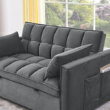 Sleeper Sofa, Convertible Sofa, Recliner, Bed, 3-in-1, 3-Position Adjustable Backrest, 2-Seater 02898067
