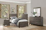 ZUN Contemporary Styling 1pc Chest of 5x Drawers with Antique Bar Pulls Two-Tone Finish Wooden Bedroom B01167249