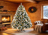 6ft Full Artificial Christmas Tree with Hinged Branches 87884223