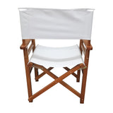 ZUN Folding Chair Wooden Director Chair Canvas Folding Chair Folding Chair populus + Canvas 42560168