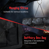18"x12.5" Sound-Activated Halloween Zombie Prisoner Decor - Glowing Red Eyes, Creepy Sounds & 38442131