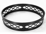 40in Fire Ring, Diamond Lattice Pattern, Round, Iron 48587581
