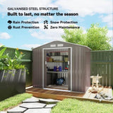 Outdoor Garden Storage Shed Tool House Not Supported 13185845