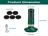 Anti Cellulite Massager with 12-Level Suction & Heating - Steel Rollers for Visible Reduction, 52800819