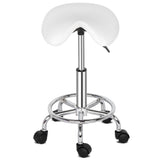 Saddle Stool Ha Ha Feet Rotation Bar Stool White 60290165