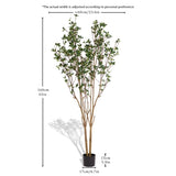 Artificial leaf planter Large Uv artificial plant branch 160CM double pole island spring flower W2945P278476